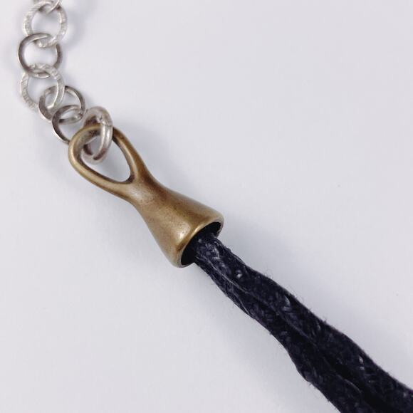 Retired Signed Silpada N1893 Necklace Sterling Bamboo Pendant Adjustable - Picture 11 of 11